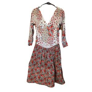 MORTON MYLES For the Warrens Vintage Floral Party Dress